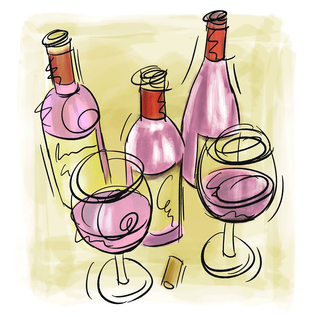 Wine Characters - Rose' Wine Bottles - Wine Reviews