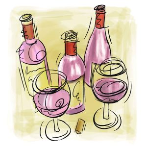 Wine Characters - Rose' Wine Bottles - Wine Reviews